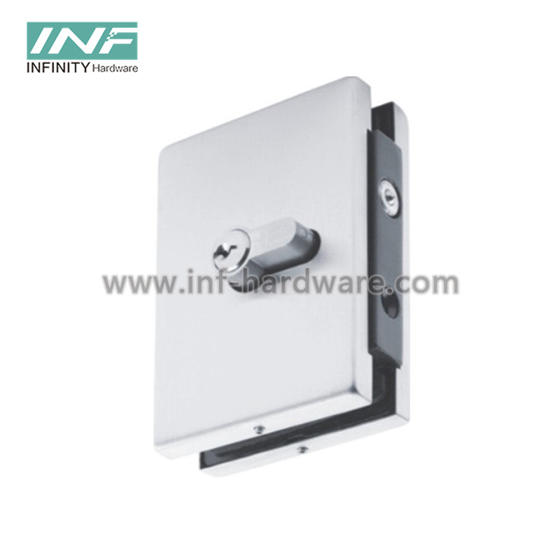 Factory Direct Sale Stainless Steel Frameless Glass Door Patch Fitting