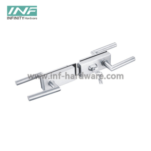 Glass Sliding Door Fittings Stainless Steel Glass Door Lock with Handle