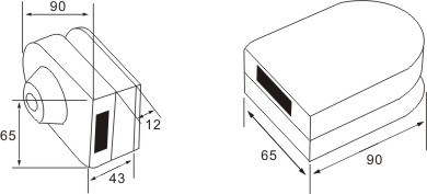 cerradura de puerta de vidrio