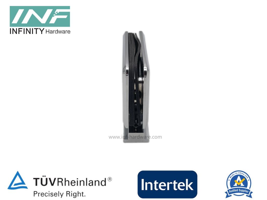 puerta de ducha con bisagras sin marco