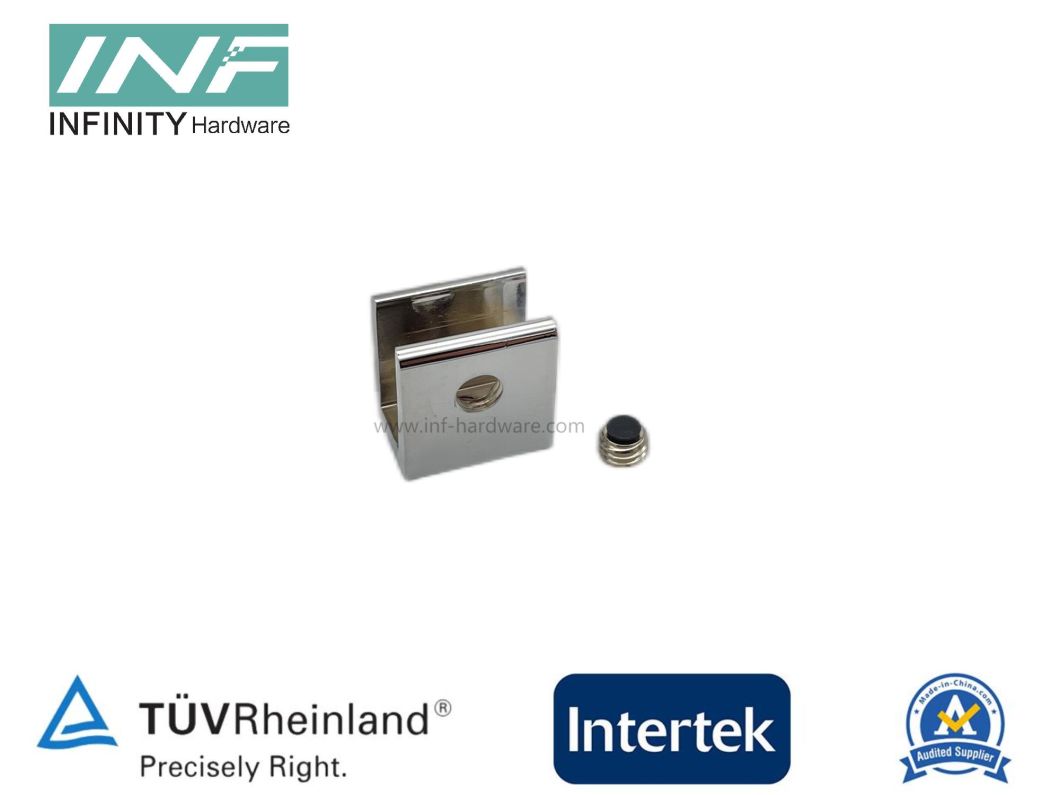 abrazaderas de vidrio