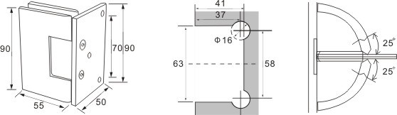 bisagra de la puerta