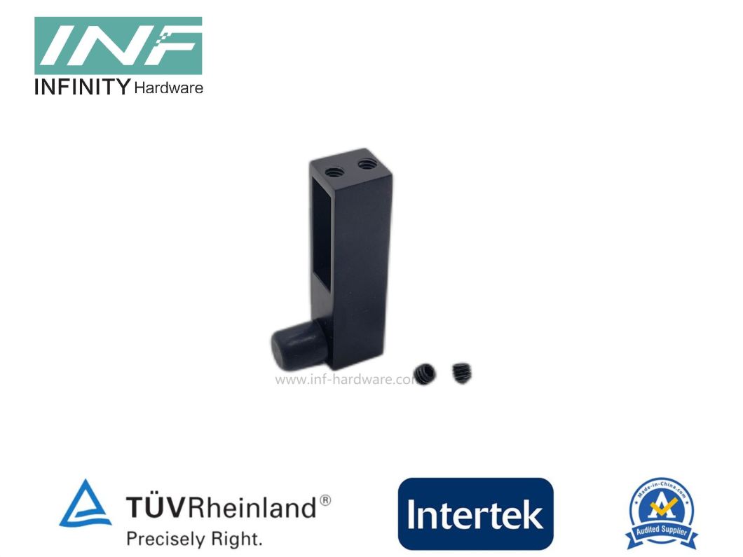 conectores de aluminio de tubo cuadrado