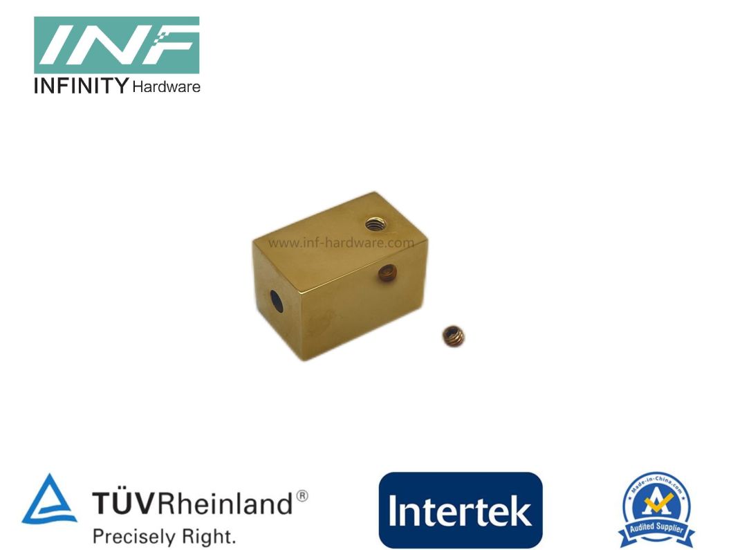 conectores de aluminio de tubo cuadrado