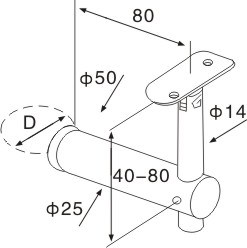 Soporte de pasamanos