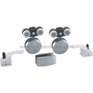 Stainless Steel Sliding Glass Double Door Hardware