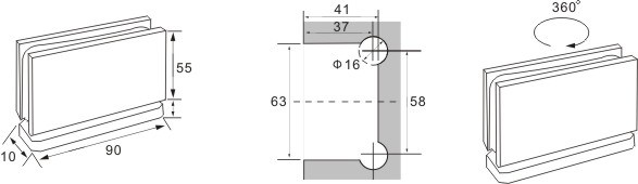 bisagras de puerta plegable