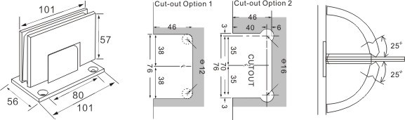 bisagra de la puerta