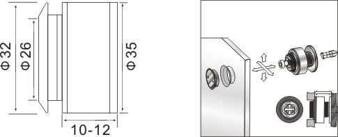 Separador de acero inoxidable