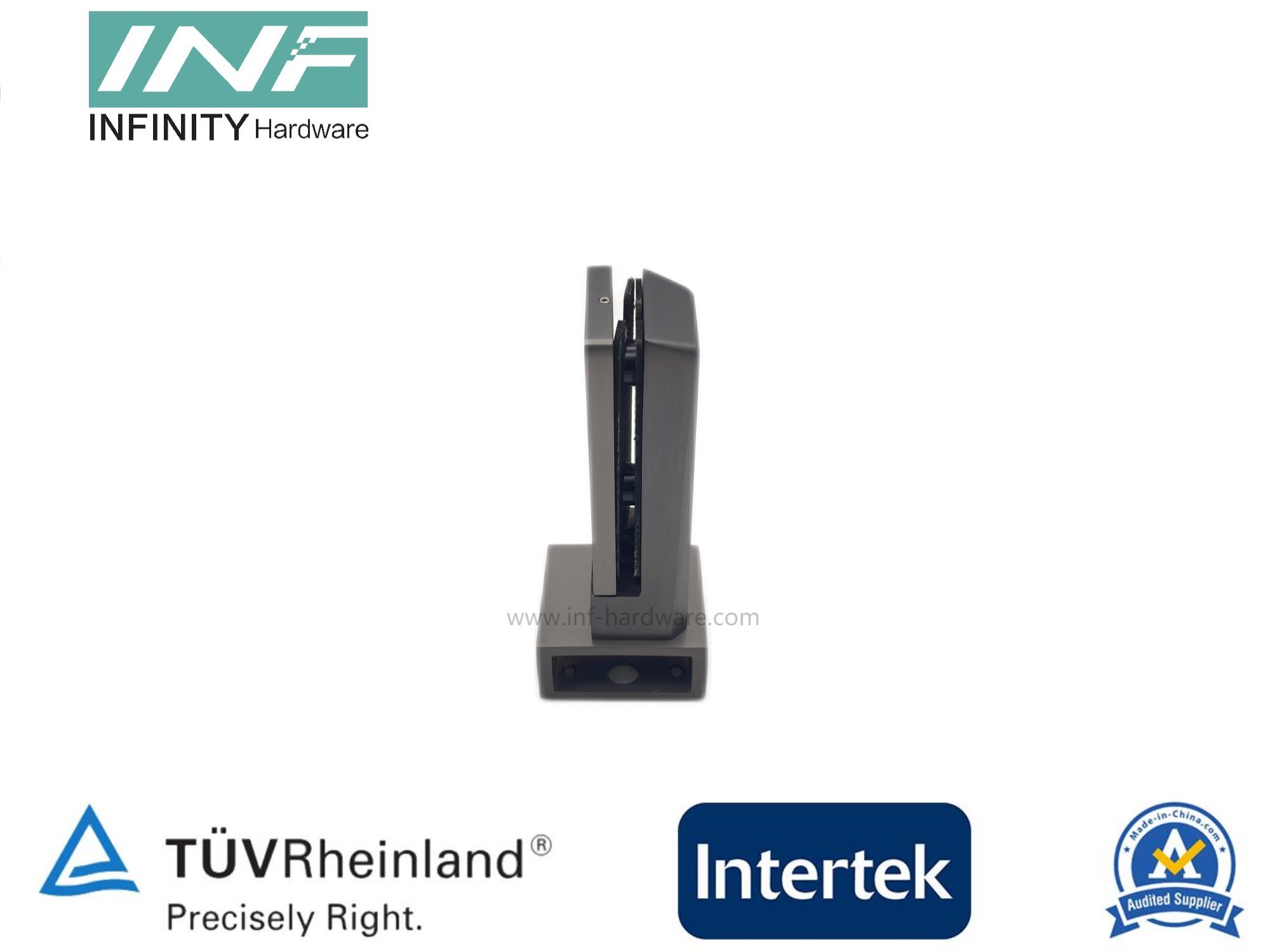 Glass To Tube Fixed Glass Door Shower Hinge with Cover Bifold Door Hinges