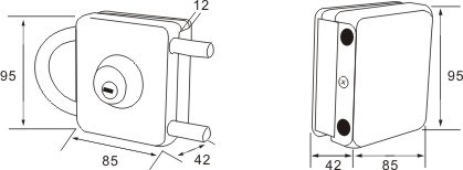 cerraduras para puertas de vidrio comerciales