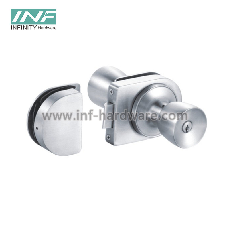 Safe Stainless Steel 304 Glass Hardware Door Lock