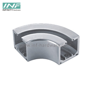 Stainless Steel Decorative Flat Back Bathroom Glass Clamp