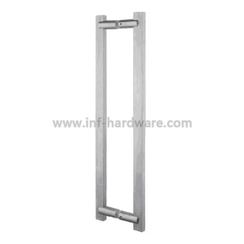Rectangle Tubular Handle Stainless Steel Door Handle Shower Door Pull Handle