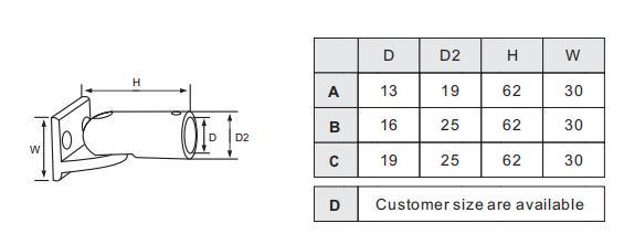 Conector de ducha de tubo de lat&oacute;n a pared para montaje en vidrio con funci&oacute;n m&oacute;vil y placa de montaje en pared