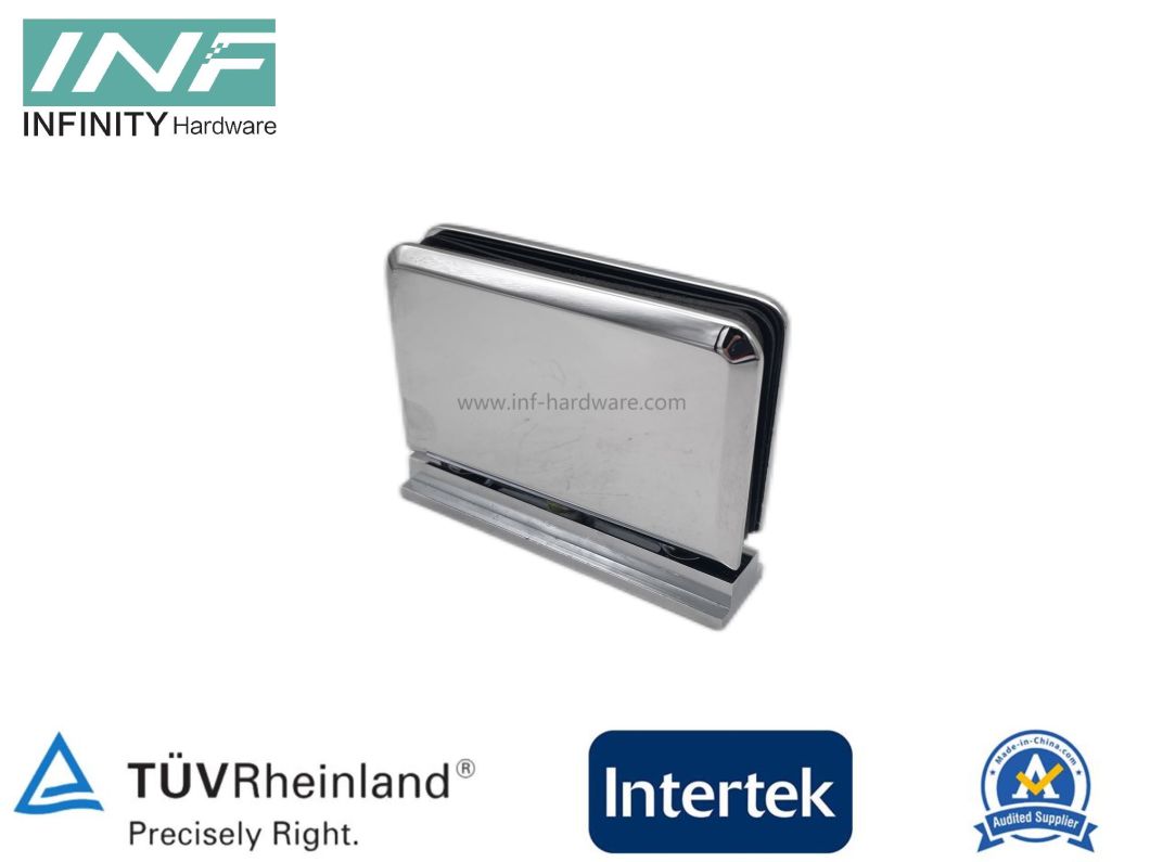 puerta de ducha con bisagras sin marco