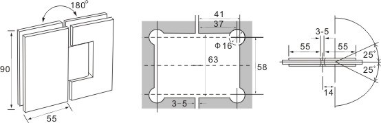 bisagra de la puerta