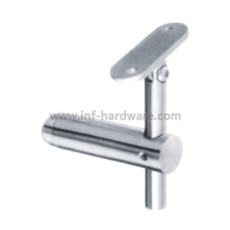Stainless Steel Wall Stair Handrail Pipe Support End Bracket