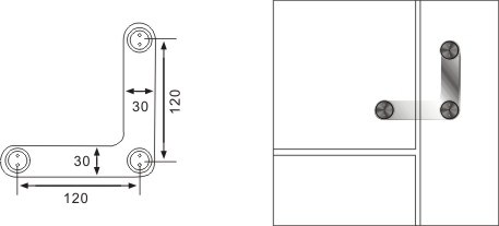 Accesorios de vidrio para puertas