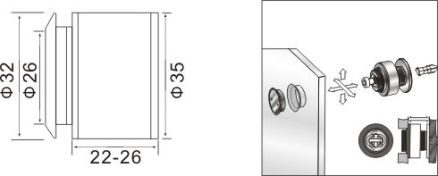 Separador de acero inoxidable
