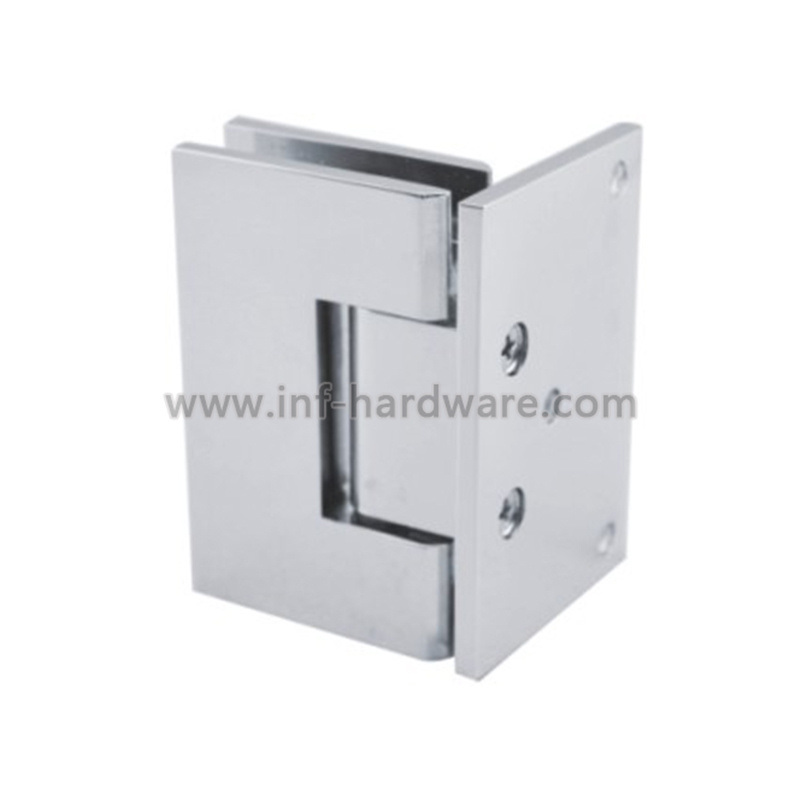 Glass Thickness 8mm Glass to Wall Side Plate Shower Hinge