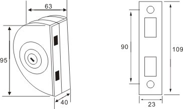 Cerradura de la puerta