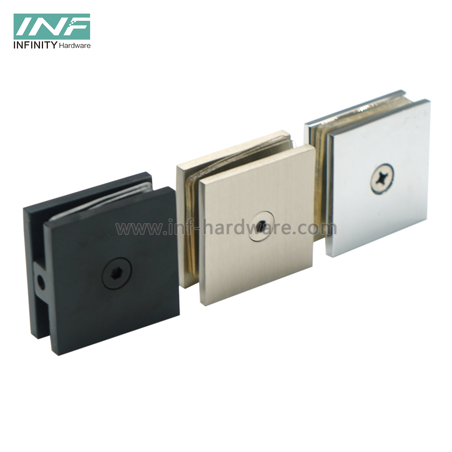 Casting Material Brass Glass Fitting Wall Mounted Glass Clamp