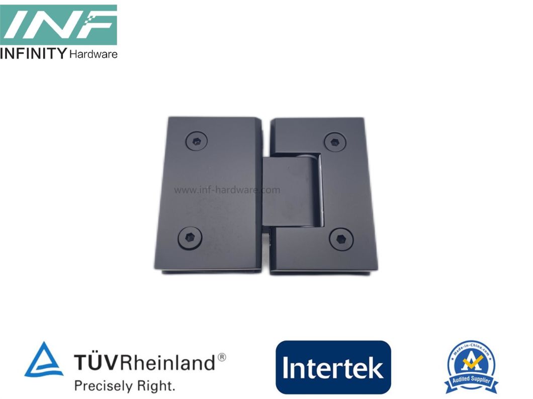 bisagras de ducha negro mate