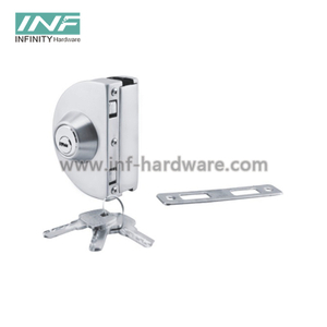 Custom Stainless Steel Double Glass Door Lock