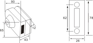 Cerradura de la puerta