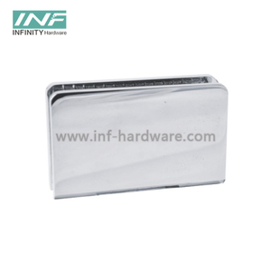 Wholesale Solid Brass Chrome Bathroom Frameless Glass Door Glass Clamp